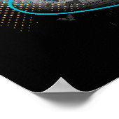 バットマンゴッサムスカイラインスケッチ ポスター (角)