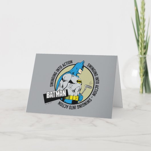 バットマンゴルフ – アクションへのスイング カード (正面)