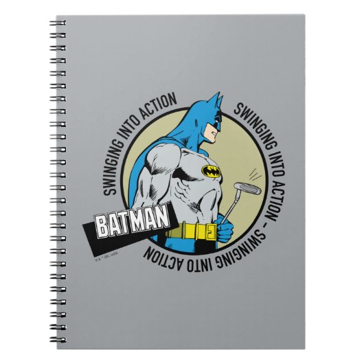 バットマンゴルフ – アクションへのスイング ノートブック (正面)