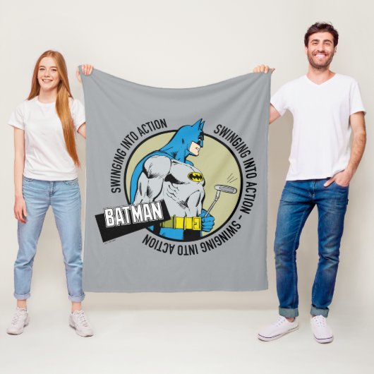 バットマンゴルフ – アクションへのスイング フリースブランケット (インサイチュ)
