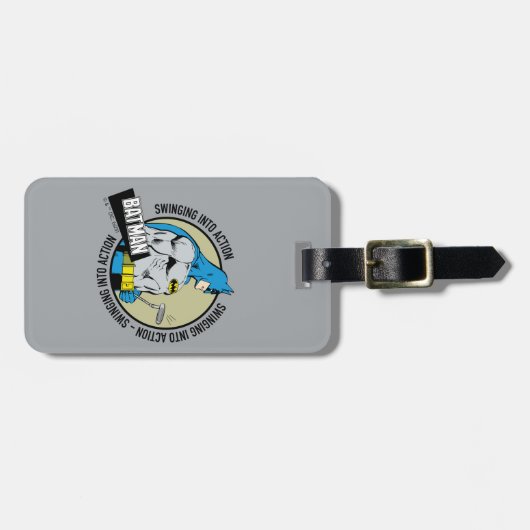 バットマンゴルフ – アクションへのスイング ラゲッジタグ (正面横)