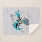 バットマンサーフィン – 充電中！ シェルパブランケット (正面(横))