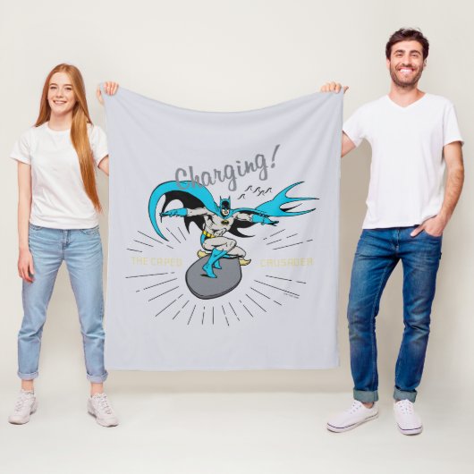 バットマンサーフィン – 充電中! フリースブランケット (インサイチュ)