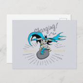 バットマンサーフィン – 充電中！ ポストカード (正面/裏面)