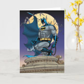 バットマンシーン – ムーンサイドビュー カード (黄色い花)