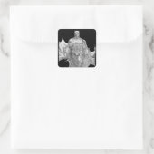 バットマンスタンディングスケッチ スクエアシール (バッグ)