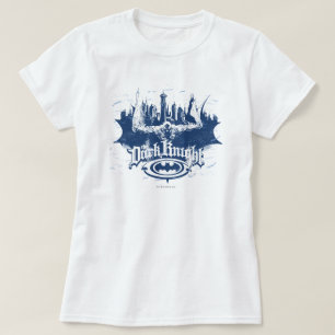 バットマンダークナイト   Cityscape Blueロゴ Tシャツ