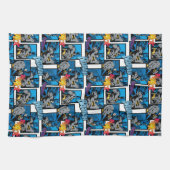 バットマンナイトFX - 30A Thwack/Fwooshhパターン キッチンタオル (横)