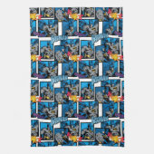 バットマンナイトFX - 30A Thwack/Fwooshhパターン キッチンタオル (縦)