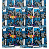 バットマンナイトFX - 30A Thwack/Fwooshhパターン シャワーカーテン (正面)