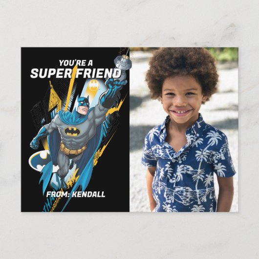 バットマンハッピーバレンタインデー ポストカード (正面)