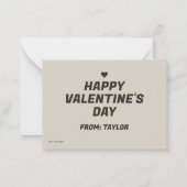 バットマンバレンタイン |キャットウーマン – あなたはPurr-fect ノートカード (裏面)