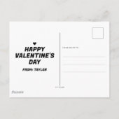 バットマンバレンタイン |キャットウーマン – あなたはPurr-fect ポストカード (裏面)