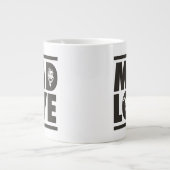 バットマンバレンタイン |ジョーカー&ハーレー-不機嫌ラブ ジャンボコーヒーマグカップ (正面)