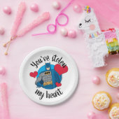 バットマンバレンタイン |ハートを盗んだ ペーパープレート (パーティー)