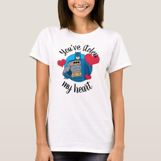 バットマンバレンタイン |ハートを盗んだ Tシャツ (正面)