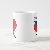 バットマンバレンタイン |一緒にスイング ジャンボコーヒーマグカップ (正面)