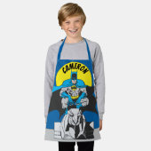 バットマンパーチオンストーンライオン エプロン (着用した状態)