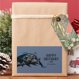 バットマンフィスト |ハッピーバースデー 長方形シール