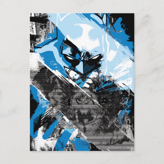 バットマンフューチャーシティスケープモンタージュ ポストカード (正面)