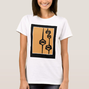 バットマンブラックオレンジフレーム Tシャツ