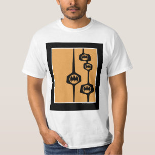 バットマンブラックオレンジフレーム Tシャツ