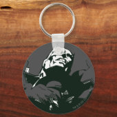 バットマンブラック&ホワイトグラフィティステンシル キーホルダー (正面)