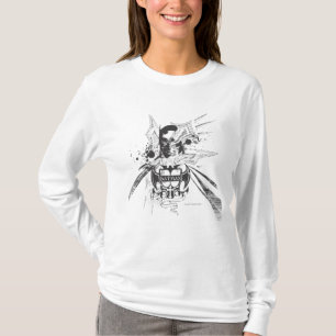 バットマンブルーシティスケープ Tシャツ