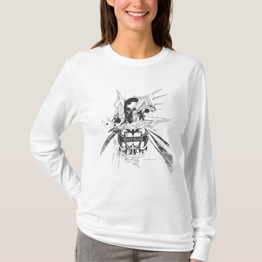 バットマンブルーシティスケープ Tシャツ (正面)