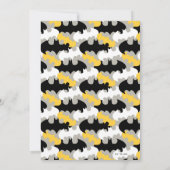 バットマンヘッドすごいヒーローボーイズ誕生日 招待状 (裏面)