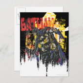 バットマンラインアートコラージュ ポストカード (正面/裏面)
