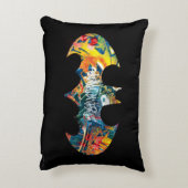 バットマンロゴネオン/80sグラフィティ アクセントクッション (裏面(縦))