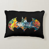 バットマンロゴネオン/80sグラフィティ アクセントクッション (裏面)