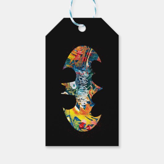 バットマンロゴネオン/80sグラフィティ ギフトタグ (正面)