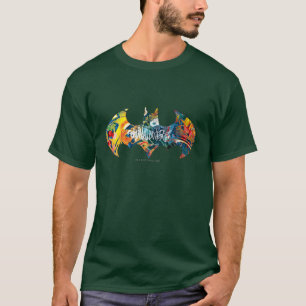バットマンロゴネオン/80sグラフィティ tシャツ