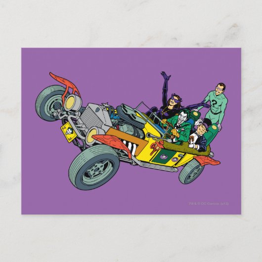 バットマンヴィランズインジョカーモバイル ポストカード (正面)