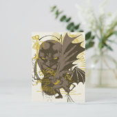 バットマンヴィンテージグランジポートレート ポストカード (スタンド正面)