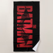 バットマン劇場用ロゴ ビーチタオル (正面)