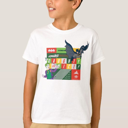 バットマン対ジョーカーいけなまたはニース Tシャツ (正面)