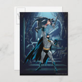 バットマン対ペンギン ポストカード (正面/裏面)