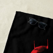 バットマン岬とロゴ ビーチタオル (インサイチュ)