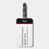 バットマン岬とロゴ ラゲッジタグ (裏面縦)