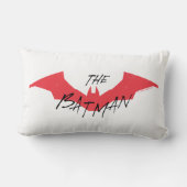 バットマン手書きこうもりロゴ ランバークッション (裏面)