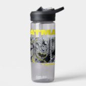 バットマン漫画トリパネルグラフィック ウォーターボトル (左面)