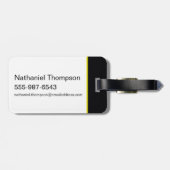 バットマン漫画トリパネルグラフィック ラゲッジタグ (裏面横)