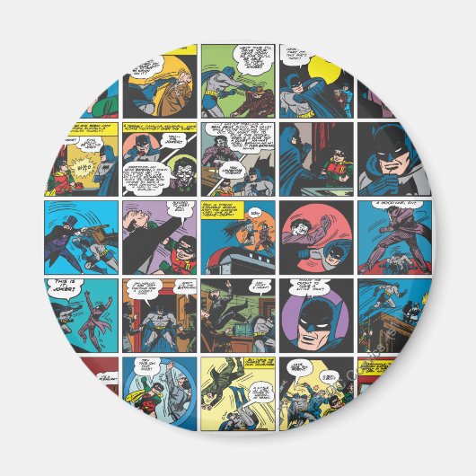バットマン漫画パネル5x5 マグネット (正面)