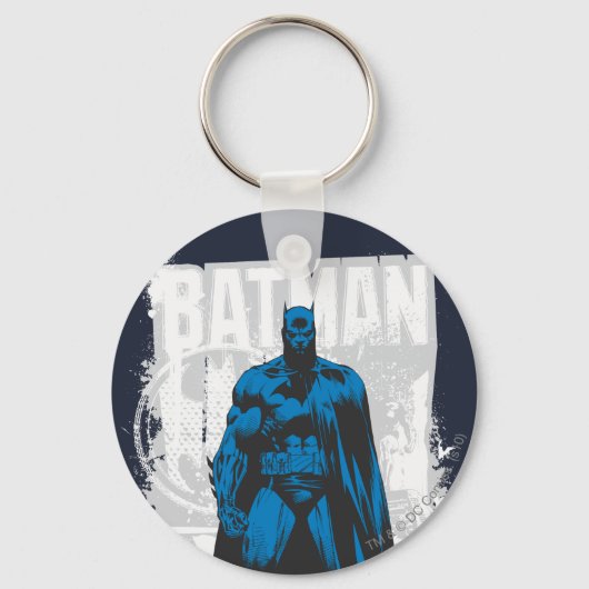 バットマン漫画-ヴィンテージフルビュー キーホルダー (正面)