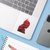 バットマン紙のシルエット シール (ノートパソコンとiPhone)