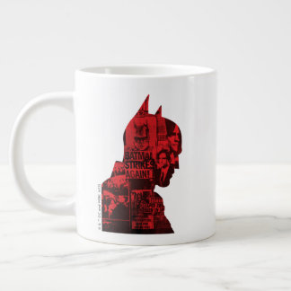 バットマン紙のシルエット ジャンボコーヒーマグカップ