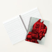 バットマン紙のシルエット ノートブック (内部)